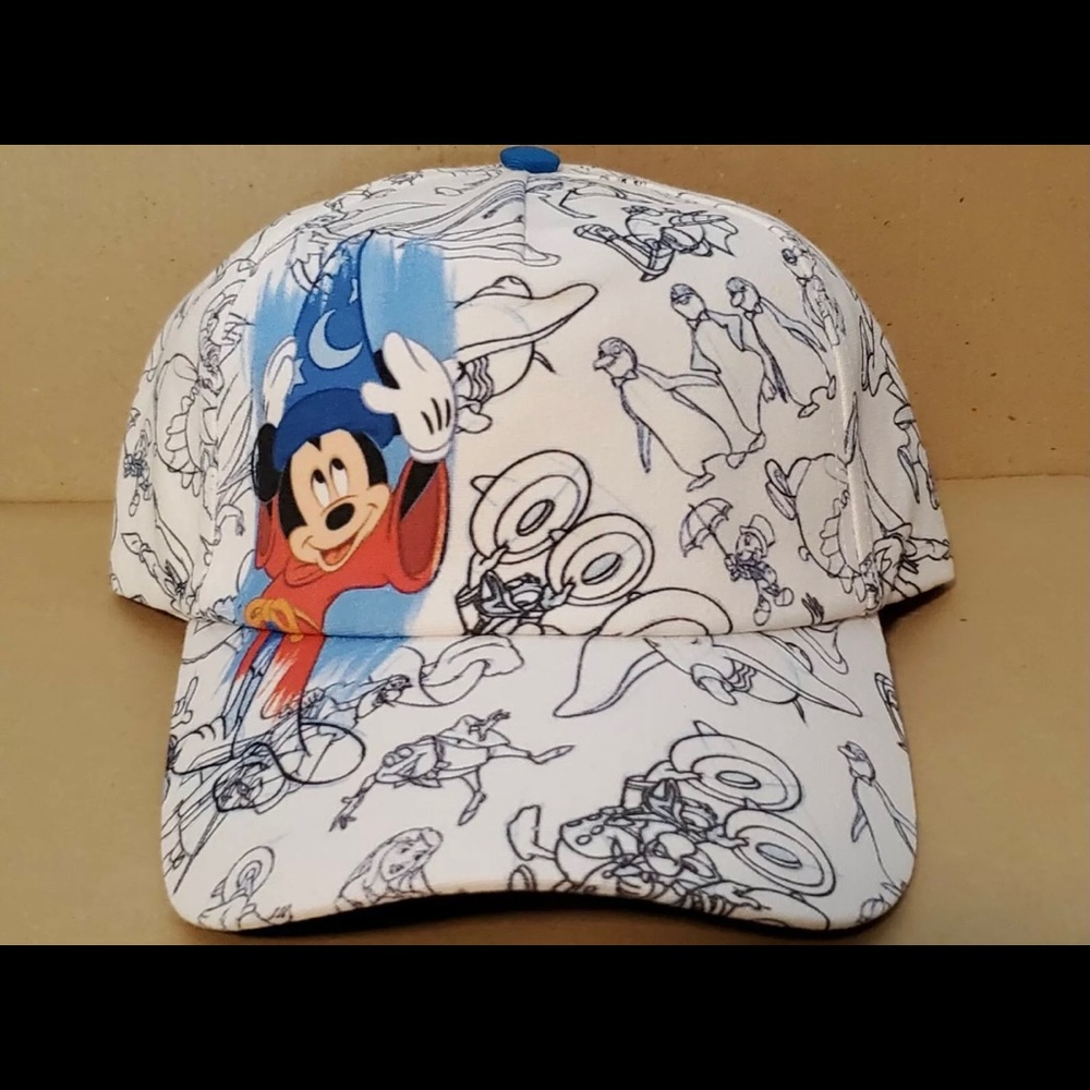 New Disney sorcerer ink and paint cap baseball hat